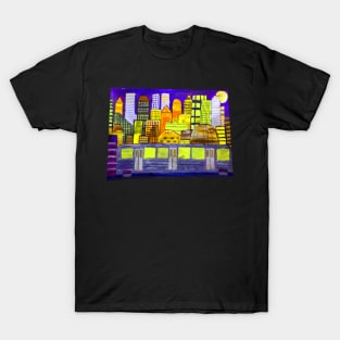 City Grooves Painting T-Shirt